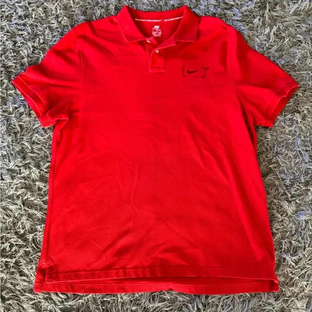 Nike Sportswear Polo T Shirt Men Size XXL 100% Cotton
